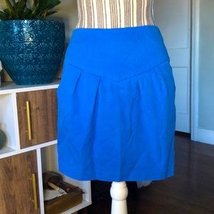 Periwinkle blue skirt with pockets